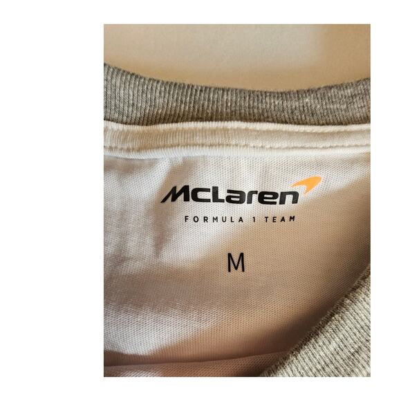 McLaren Formula 1 Team Long Sleeve Raglan Shirt. Castore Better Never Stops Sz M - Picture 3 of 5